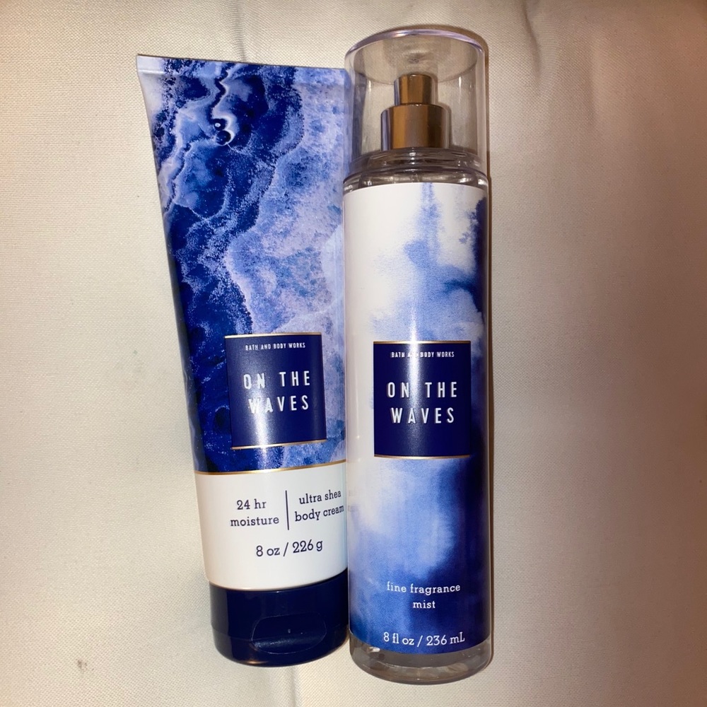 On The Waves Bath & Body Works 2 pc Set